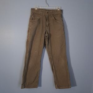 Moss Green Carhartt Loose Original Fit Work Pants Size 30x30